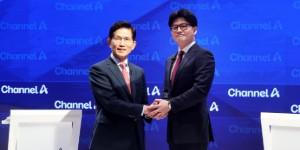 국힘 경선 2차 토론회, 김문수 한동훈 '한덕수 후보단일화' 두고 엇박자