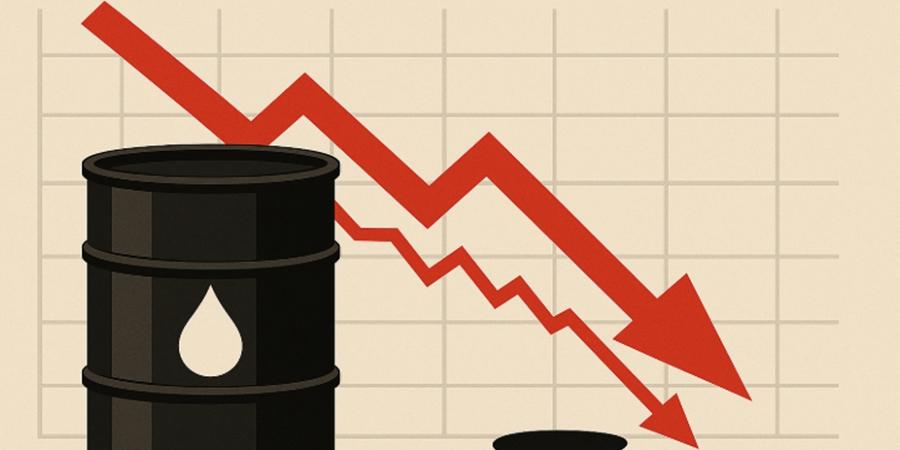 국제유가  2거래일 연속 하락, 수요 위축 및 과잉 공급 우려에 내림폭 키워