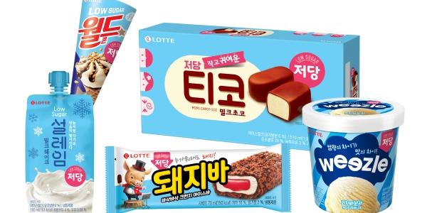 롯데웰푸드, 돼지바·설레임·위즐 아이스크림 저당 신제품 선보여