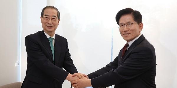 김문수 한덕수 후보 단일화 회동 빈손으로 끝나, 