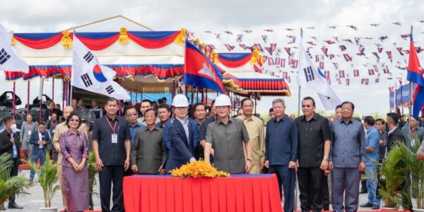 금호건설 캄보디아 하수처리시설 착공, 조완석 