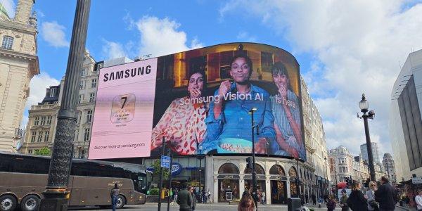 삼성전자, 글로벌 랜드마크 옥외광고로 'AI TV=삼성' 입지 강화