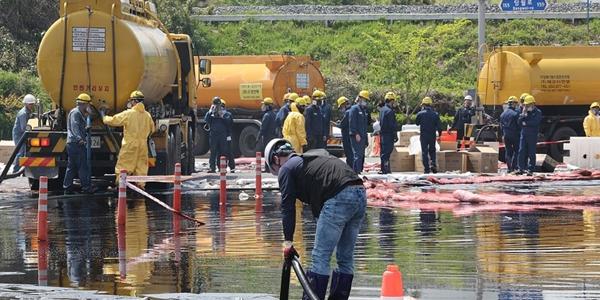 울주군, 온산공단 원유 유출 사고 시공사에 토양 정밀검사·정화 행정명령