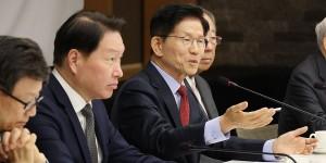 김문수 경제5단체장과 간담회, 