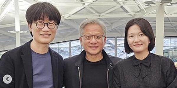 네이버 이해진 최수연과 엔비디아 젠슨 황 대만서 만나, '소버린 AI' 협력 논의