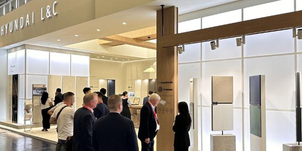 현대L&C 기자재 전시회 '인터줌' 참가, 필름·인조대리석 신제품으로 유럽 공략