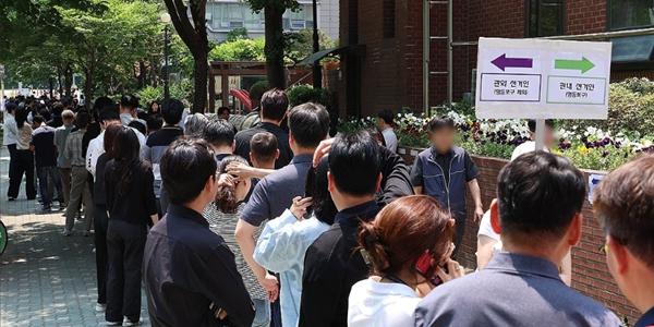 대선 사전투표 첫날 투표율 19.58% 역대 최고, 지난 대선보다 2.01%p 높아 