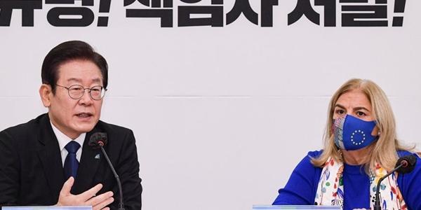 유럽 씽크탱크 이재명 '실용주의' 노선 주목, 