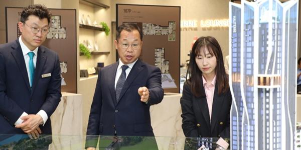 포스코이앤씨 정희민 용산정비창1구역 방문, 