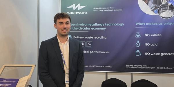 [인터뷰] 프랑스 배터리 재활용 기업 메카웨어, 