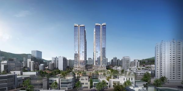 부산 중심 NC백화점 부지 하이엔드 주거단지 '서면 써밋 더뉴' 8월 분양