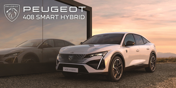 푸조 '408 스마트 하이브리드' 출시, 전체 주행의 50%를 전기로 운행  