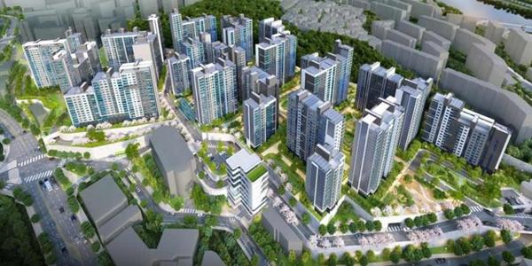 서울 성동구 금호벽산아파트 수직·수평 리모델링으로 1963세대 단지로, 2027년 6월 착공