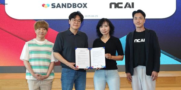 엔씨AI, 샌드박스네트워크와 협력해 국내 창작자들에게 미디어 AI 기술지원