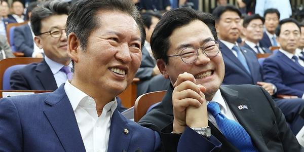 민주당 당권 경쟁 '찐명' 정청래·박찬대 2파전, '흥행'보다 '과열' 커지는 우려