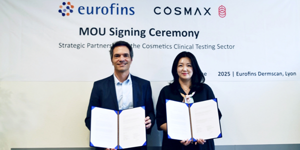 코스맥스, 글로벌 임상기관 유로핀즈와 화장품 임상 부문 파트너십 체결