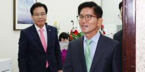 국힘 김문수 송언석과 회동, 