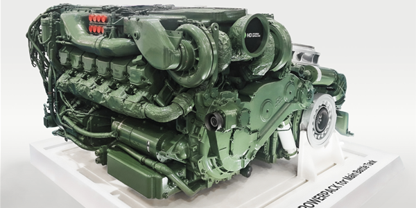 HD현대인프라코어, 방위사업청과 923억 규모 K2 전차 엔진 공급계약 맺어