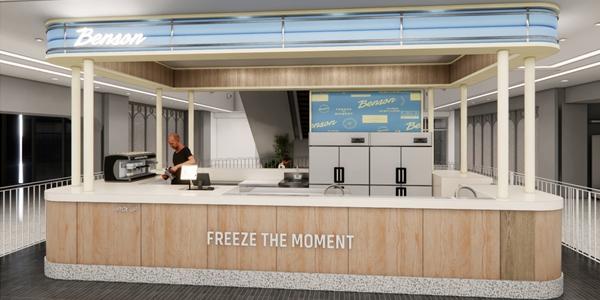 한화갤러리아 아이스크림 브랜드 '벤슨', 서울역과 청량리역에 새 매장 