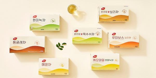 동서식품 '차(茶)' 패키지 디자인 리뉴얼, '쉼과 위로' 담은 파스텔톤 색상