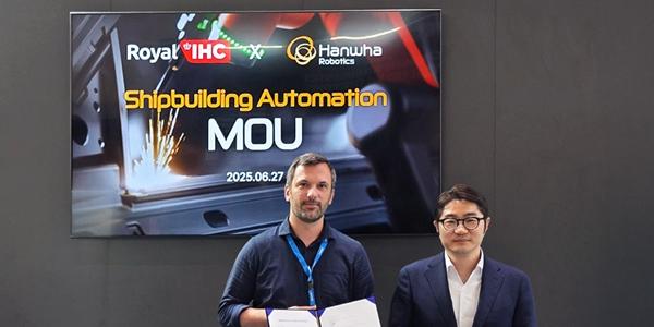 한화로보틱스, 네덜란드 조선소와 용접로봇 개발 업무협약 체결