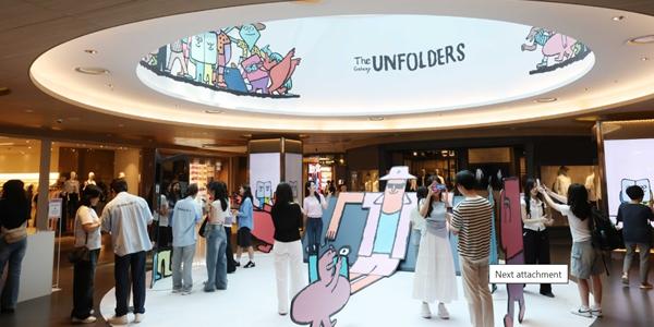 삼성전자, 아티스트 장 줄리앙과 코엑스서 '갤럭시Z 폴드7·플립7' 체험존 열어