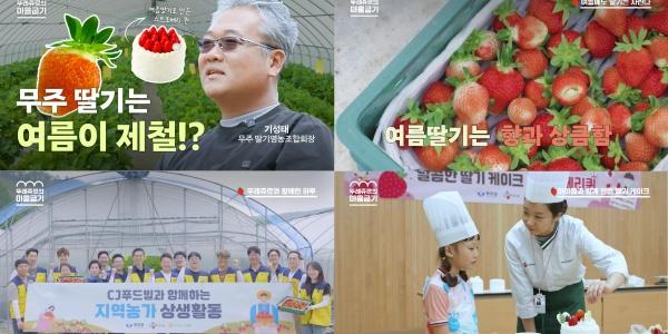 CJ푸드빌 뚜레쥬르 '마음굽기' 캠페인, '무주 딸기는 여름이 제철' 영상 공개