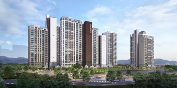 현대건설 '힐스테이트 용인마크밸리' 분양, 계약금 5%·84㎡형 분양가 5억대