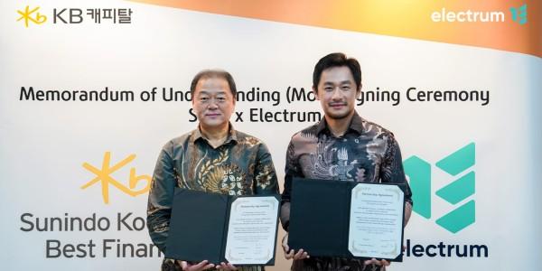 KB캐피탈 인니 친환경 모빌리티 공략, 현지 전기오토바이 제조업체와 맞손