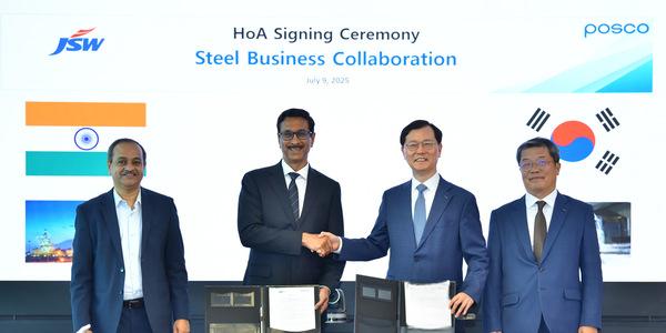 포스코그룹, 인도 JSW그룹과 현지 일관제철소 건립 주요 조건 합의서 체결