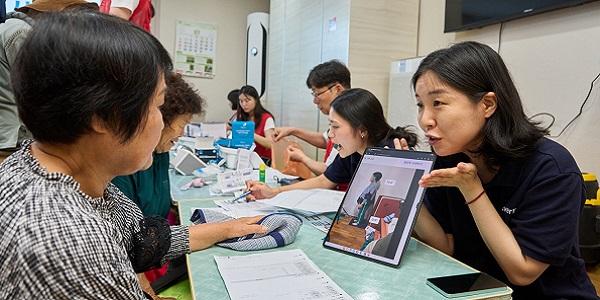 대웅제약 대부도서 의료봉사, 디지털 헬스 기술로 '섬마을 의료 공백' 메워 