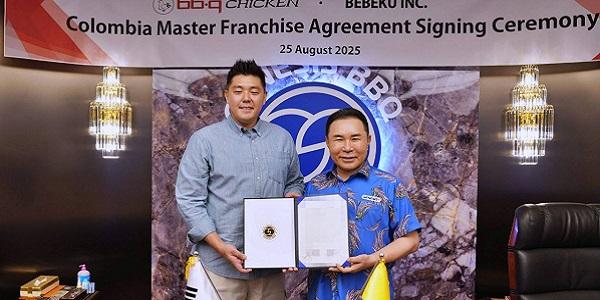 BBQ 남미 콜롬비아 진출, 베베쿠사와 마스터프랜차이즈 계약 체결