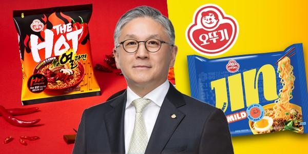 K라면 열풍 비켜선 오뚜기, 함영준 내수 '매운맛'·해외 '진라면' 투트랙 공략