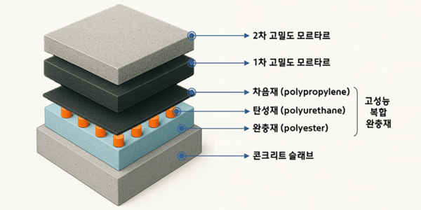 현대건설 바닥충격음 차단 성능 1등급 인정받아, 