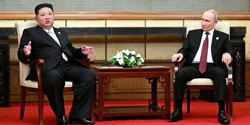 김정은 푸틴과 중국서 양자회담 개최, 김정은 