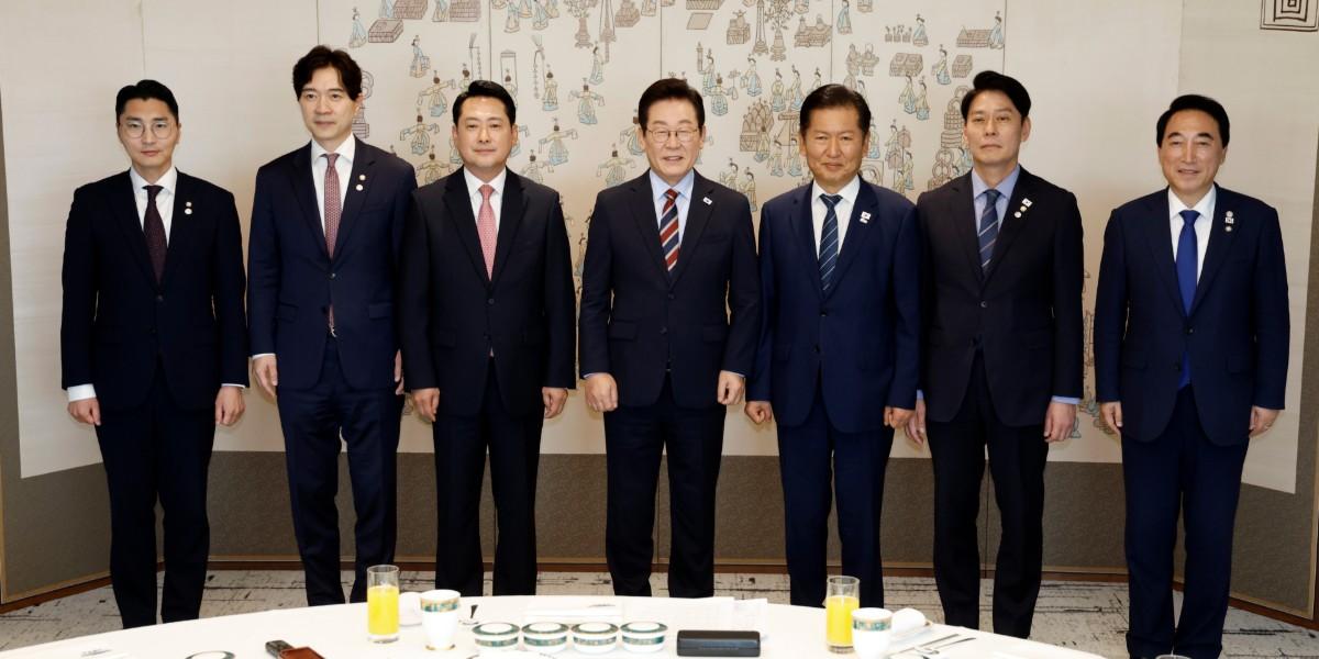 정청래·장동혁 '민생경제협의체' 구성 합의, 이재명 