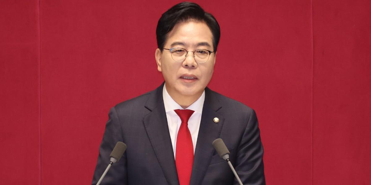 국힘 송언석 국회 대표연설, 