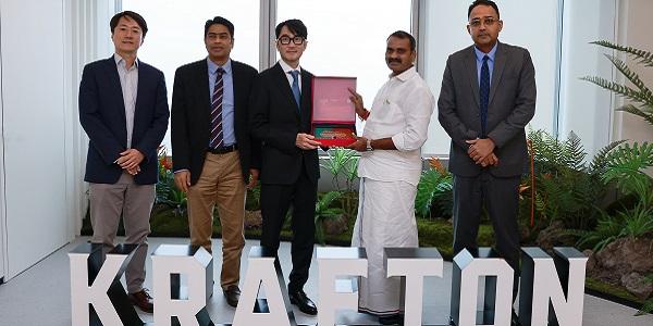 크래프톤, 인도 정보방송부 장관과 게임산업 성장 및 교류 방안 모색