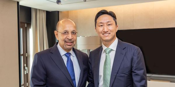 HD현대 정기선, 사우디 투자부 장관 만나 '조선소' '엔진공장' '함정' 사업 논의