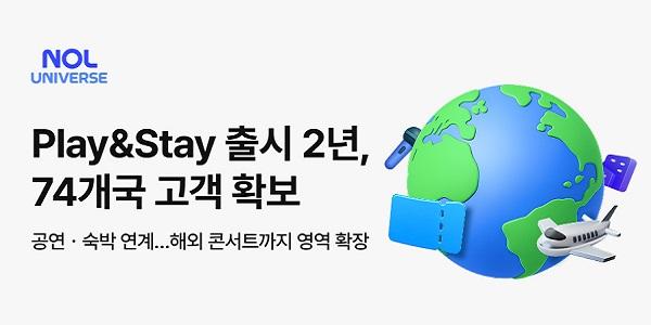 놀유니버스 공연·숙박 결합 Play&Stay 패키지 출시, 2년 만에 74개국 고객 확보