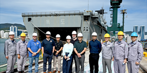 HJ중공업, 미국 해군 해상체계사령부 현장실사서 MRO 능력 호평 받아 