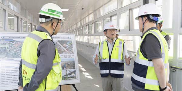 정경구, HDC현대산업개발의 경북 '도담-영천 4공구' 토목현장 안전점검 