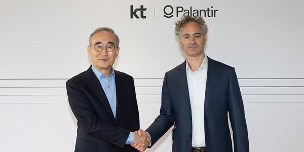 KT-팔란티어 한국서 최고경영자 회동, 김영섭 