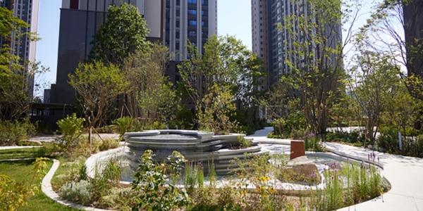 롯데건설 조경 브랜드 '그린바이그루브', 대한민국 조경대상 산림청장상 수상