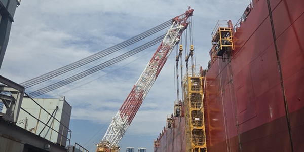 [현장] HJ중공업 '한국 조선 1번지' 명성 되찾는다, 유상철 "올해 이어 내년 흑자 폭 크게 늘어날 것"