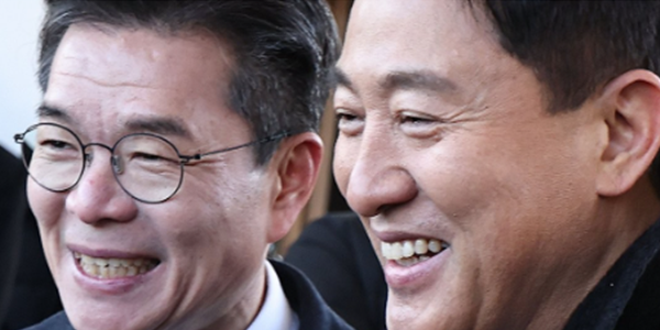 민주당 '<a href='https://www.businesspost.co.kr/BP?command=article_view&num=403591' class='human_link' style='text-decoration:underline' target='_blank'>김병기</a>-강선우' 비위 의혹 확산, 국힘 '차려진 밥상'도 못 먹는다