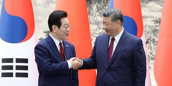 이재명 대통령 시진핑과 90분 대좌, 