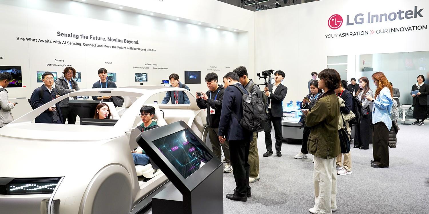 LG이노텍 자율주행·전기차 부품 전시, 문혁수 