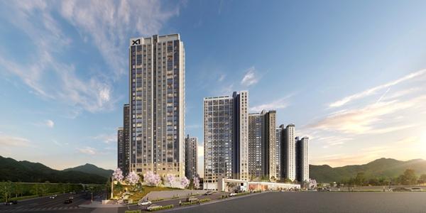 GS건설 '북오산자이 리버블시티' 견본주택 열어, 1275가구 규모 주택 공급