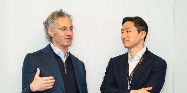 HD현대 회장 정기선, 다보스포럼서 미국 팔란티어와 AI 협력 확대 논의